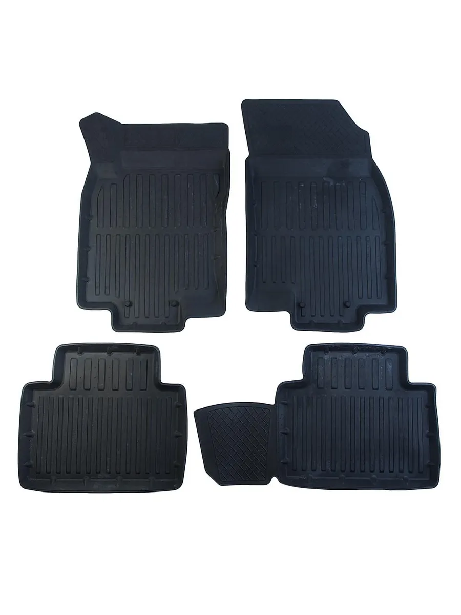 Коврики пола Nissan X-Trail (2015-) Premium (к-т 4 шт) SRTK, артикул PR.NS.X.TR.15G.02X62 — фото автозапчасти
