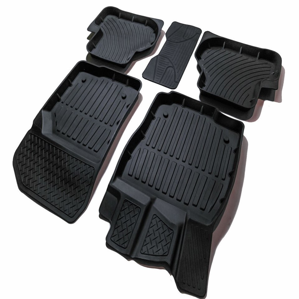 Коврики пола Volkswagen Golf 7 (2013-) Premium (к-т 4 шт) SRTK, артикул PR.W.G.7.13G.02X55 — фото автозапчасти