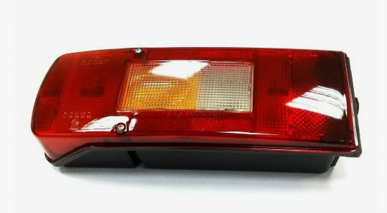 Фонарь задний ГАЗон NEXT, VOLVO левый (на брус противоподкатный) с подсветкой, АМР разъем ТехАвтоСвет, артикул U0099-01L — фото автозапчасти
