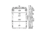 Радиатор водяной тр. ТМ10 ГСТ9, ТМ10 ГСТ10 дв.ЯМЗ 236М2 180л.с., ЯМЗ 238М2 240л.с., алюминиевый, 1-о рядный Композит Групп — вид 2