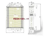 Радиатор водяной комб. КЗС 10 К дв.ММЗ 262 С2, медный, 6-и рядный Оренбургский радиатор ООО, г. Оренбург — вид 2