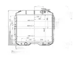 Радиатор охлаж. ГАЗ-3309, 33081 дв.ММЗ-245 Евро-II, III (2-х ряд.) медный "Оригинал" ЛРЗ — вид 2