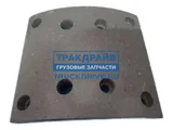 Накладка тормозная SITRAK, HOWO T5G, мост VGD95, 8отв. , передняя, к-т 8шт., сверлёная, расточенная с заклёпками, 410х160мм. (АМ-69-111) АВТОМАГНАТ — вид 2