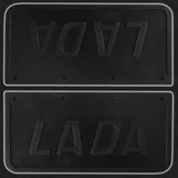 Брызговик передний ВАЗ 2101, 2108, 2110, 1118, локер LADA (к-т 2 шт) под подкрылок ОРИГИНАЛ+. "CS20" — вид 2