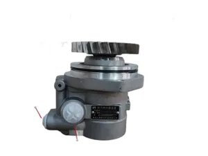 Насос ГУР SHACMAN F2000, F3000, Х3000 дв.WP12/13 Евро 5, z=28зуб.,180bar, резьба М26х1,5, 18х1,5мм., чугунный (DZ97319470215) АМ-20-050, артикул АМ.97319470215