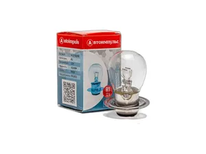 Автолампа 12V 50/40W, 2-х контактная, фара тракторная головного света, тип цоколя P42D (09.1822), артикул А12-50(40) IM
