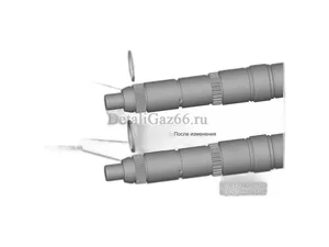 Вал вторичный КПП ГАЗель, Соболь NEXT Н/О тросовый привод КПП под кольцо А21R22-1701117-10 "Оригинал", артикул A21R22-1701105-40