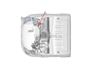 Жгут проводов ГАЗель NEXT дв. А 274 ЕВРО-4 моторн. отсека (с 2014-17г.) с выходом на п/туманки Автокомплект — ракурс 1