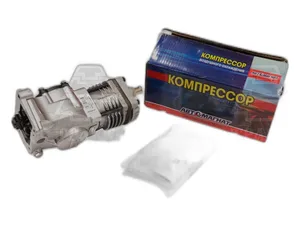Компрессор ГАЗ 33104 Валдай, Евро 2, 3, 4, тр. МТЗ дв.ММЗ 245, 260, 1-о цилиндровый, воздушного охлаждения, 144л/мин., шестерня усиленная H=14мм. без флажка включения,(взаимозаменяем с А.29.01.000, БЗА А29.05.000А-06) AM-15-013 АВТОМАГНАТ — ракурс 1