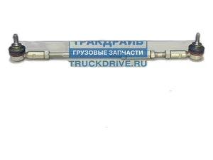 Тяга переключения КПП КАМАЗ 6520, 6460, 5490 MB Actros, Axor, 54901, 6580, рычаг, в сб., с наконечниками, внутренняя резьба M12х1.25мм., палец M10х1.0мм., L=390мм. (КПП ZF 9S 109, 154, 161) НАШ, г. Набережные Челны — ракурс 1