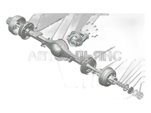 Стойка упора капота ГАЗель-Next каркасный автобус ГАЗ Оригинал, артикул А63R42-8407238