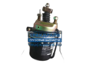 Камера тормозная ТИП20/20, КАМАЗ, МАЗ, КРАЗ, ЗИЛ, прицепы НЕФАЗ, СЗАП, с энергоаккумулятором, пыльником, шток L=98мм. (100-3519100, 100-3519100-10, 20.3519100-01, 25.3519101), артикул БАК.03131