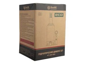 Домкрат гидравлический 32т., 1-но плунжерный, H=255/465мм., ECO, артикул БАК.70022