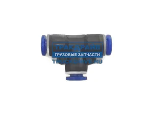 Фитинг трубок Т-образный d= 6мм., пластиковый, PUT БелАК, г. Санкт-Петербург — ракурс 1