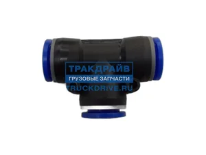 Фитинг трубок Т-образный d=15мм., пластиковый, PUT, артикул БАК.90315