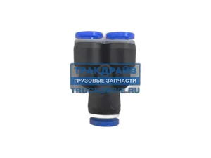 Фитинг трубок Y-образный d= 6мм., пластиковый, PUY 6, артикул БАК.90356