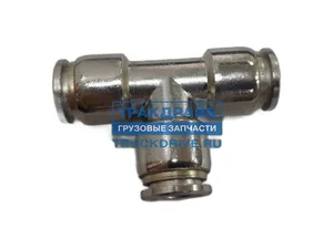 Фитинг трубок Т-образный d=12мм., металлический, MPUT12 (MPE)