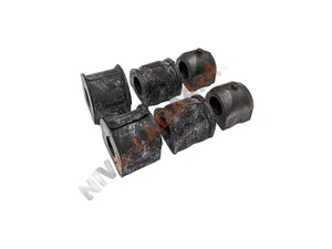 Подушка стабилизатора LADA 4х4WD, Urban, с 2016г.вып., к-т 6шт.=2121-2906040-10-2шт.+21214-2906046-2шт.+2121-2906046-2шт., полиуретан, артикул КОМПЛЕКТ ВТУЛОК ШТАНГИ СТАБИЛИЗАТОРА НИВА URBAN