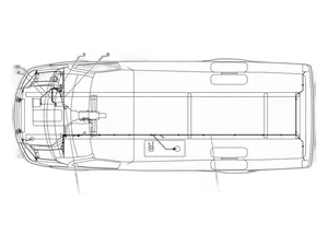 Радиатор кондиционера ВАЗ 2190-2191 Гранта, 2192, 2194 Калина 2, Datsun on-Do, mi-Do, с ресивером, тип KDAC, с 2015г.вып., алюминиевый, 1-о рядный (151123А0235, 619895, 150925А0065, 21903-1300008-14, 2190-8112010-14)