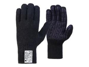 Перчатки х\б 7 нитей с ПВХ (чёрные) плотность 200, артикул ПЕРЧАТКИ ХБ 7 ЧЕР.