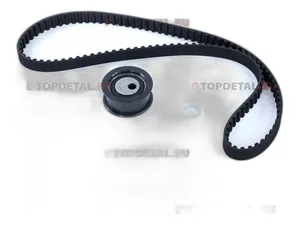 Комплект ГРМ ВАЗ 2108-21099, 2110-2112, 2113-2115, 1117-1119 Калина дв.8кл., к-т=ремень ГРМ-111зубьев + ролик натяжной г. Саратов (2108-1006040-10, 2108-1006120), артикул РЕМКОМПЛЕКТ 158РУА