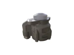 Насос ГУР КАМАЗ 5360, 5460, 6460, 6520, 6522, НЕФАЗ (ZYB-1816L/2128, RBL P1617, П1617, DI-0401-00W-A, 4674117, 4674.117) АВТОМАГНАТ — ракурс 1