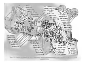 Трубки тормозные ГАЗ 3306, медные, d=6мм., к-т 14шт., артикул ТТ 3306-14