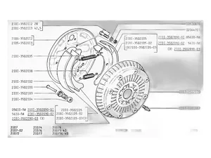 Цилиндр тормозной главный Москвич 2141, без бачка (2141-3505010-10, T2107C3), артикул Т2107С3