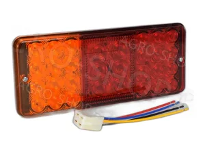 Фонарь задний тр. МТЗ, ХТЗ, ЧТЗ, LED-светодиодный, 12/24В, корпус пластик (09.2171), артикул Ф401 АЕ LED