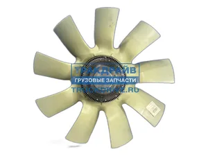 Муфта вязкостная КАМАЗ 4308 дв.Cummins 4ISBe, Евро 4, в сб. с крыльчаткой,  d=660мм., 9-ть лопастей
