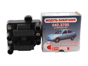 Катушка зажигания ВАЗ 2110-2112 дв.ВАЗ 21124, 21114, с Евро-разъёмом, сдвоенная, модуль с коммутатором (2112-3705010, 2112 3705010 01, 2112 3705010 02, 2112 3705010 05, 2112-037050-10-07, 55.3705)
