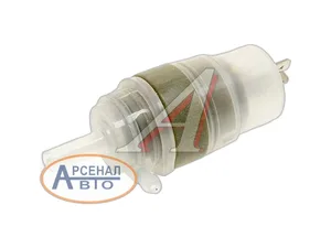 Мотор омывателя КАМАЗ, МАЗ, УРАЛ, ЛИАЗ, ЗИЛ, контакты по центру, цвет черный, нов.обр., 24В. (1124/1122-5208100-02)