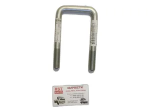 Стремянка рессоры Hyundai HD35, 45, 65, 72, 78, Mighty, Hino 300, 500, FD, FG, GD, Ranger, Nissan Atlas, размер 16х72х140мм., оцинкованная, в сб. + 2 гайки + 2 гровера (54225-5K001, 54225-5К001)