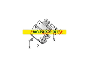 Колодка тормозная КАМАЗ Компас 12, мост JAC N120, задняя, верхняя (3502.36G-090), артикул 163502.36G-090