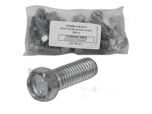 Болт М 6х1х40мм., уп.20шт. (07720, 18463), артикул 201428-П29