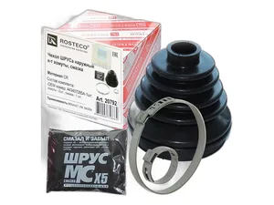 Пыльник шруса RENAULT CLIO I, ESPACE I, ESPACE II, LAGUNA I, MEGANE I, SAFRANE I, SCÉNIC I; VW GOLF I, GOLF II, GOLF III, JETTA II, PASSAT B2, PASSAT B3/B4, PASSAT B5; SKODA SUPERB I наружный (к-т + хомуты + смазка), артикул 20792