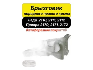 Брызговик м/о ВАЗ-2110-2112 переднего крыла правый
