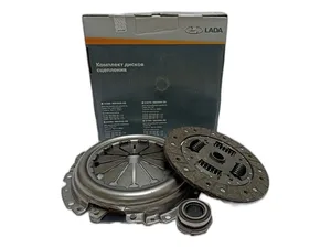 Корзина сцепления + диск + выжимной ВАЗ LADA Kalina, Kalina-II, Priora, Granta, Vesta, X-Ray, DATSUN mi-DO, on-DO, Н/О КПП с тросовым приводом, робот "Оригинал" — ракурс 1