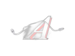 Трубка тормозная LADA Granta передняя левая от тройника к колесу (без ABS), артикул 2190-3506550-01 RQ