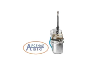 Камера тормозная ТИП24/20, КАМАЗ, МАЗ, КРАЗ, ЛИАЗ, НЕФАЗ, ЗИЛ, с энергоаккумулятором, перепускным клапаном, угол установки хомута 150°, с пыльником, шток L=75мм., шпилька М16х1,5мм., штуцер М16х1,5мм., ход штока 57мм., вилка под палец d=12мм., широкая, КОНВЕЕРНЫЙ ОРИГИНАЛ РААЗ, ООО "Рославльские тормозные системы" — ракурс 1