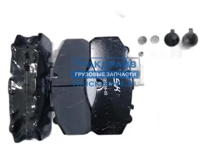 Колодка тормозная КАМАЗ 5490 MB Actros, Axor, НЕФАЗ 5299, ЛИАЗ 5292, передняя, к-т 4шт., в сб. с установочным комплектом (палец, пружины, пыльники, датчик), артикул 29061 (А-701)