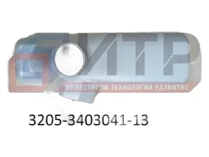 Кожух рулевой колонки ПАЗ-3205 н/о нижний левый, серый, артикул 3205-3403041-13