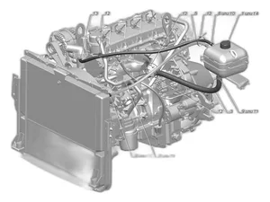 Трубка шланга вентиляции картера ГАЗель, ГАЗель-Next Cummins ISF 2.8 Евро-5 ГАЗ Оригинал, артикул 33023-1014095-10