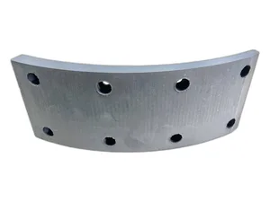 Накладка тормозная ГАЗ 53, 3307, 3309, 4301, ПАЗ, сверлённая, короткая, расточенная, Н=100мм., артикул 3309 (53)-3502105-03