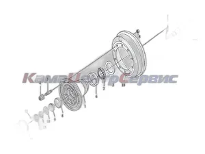 Шплинт буксировочного шкворня Валдай ГАЗ Оригинал, артикул 3310-2806066