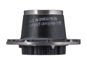 Ступица колеса для а/м КАМАЗ 4310, 43114, 43118, голая, под ABS, под сальник 130х160мм. (АМ-10-015), артикул 43114-3103015-20 (AM-ST-004)