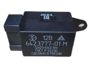Реле указателей поворота и аварийной сигнализации ГАЗ 31105, 3102 Волга, ГАЗель, Соболь, 12В, 3-конт. АвтоТрейд, г. Калуга — ракурс 1