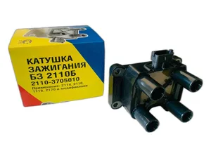 Катушка зажигания ВАЗ 2108-21099, 2110-2112, 2113-2115, 1117-1119 Калина, 2170-2172 Приора, 2190-2191 Гранта, 21213, 21214, 2123 Нива-Шевроле, Datsun on-Do, mi-Do дв.8кл., ГАЗель Бизнес, Соболь Бизнес дв.УМЗ 42164 (2111-3705010, F000 ZS0 211, 2111.03705010-03, 21110370501002, 21110 3705010 04, 2111-3705010-01, 22448-5РА0В, 8450001334, 2111.3705, 9311600, 2508717, 138717, 21.11370-5010)