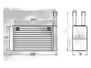 Радиатор отопителя МАЗ 509А, медный, 3-х рядный, артикул 501-8101060-02