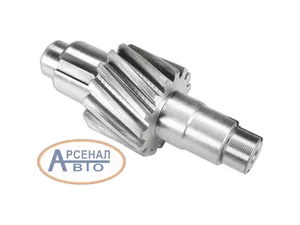 Шестерня редуктора КАМАЗ, ведущая z=15зуб., резьба М42х1,5мм., изготовлена обкатным шлифованием (АМ-55-320) АВТОМАГНАТ — ракурс 1